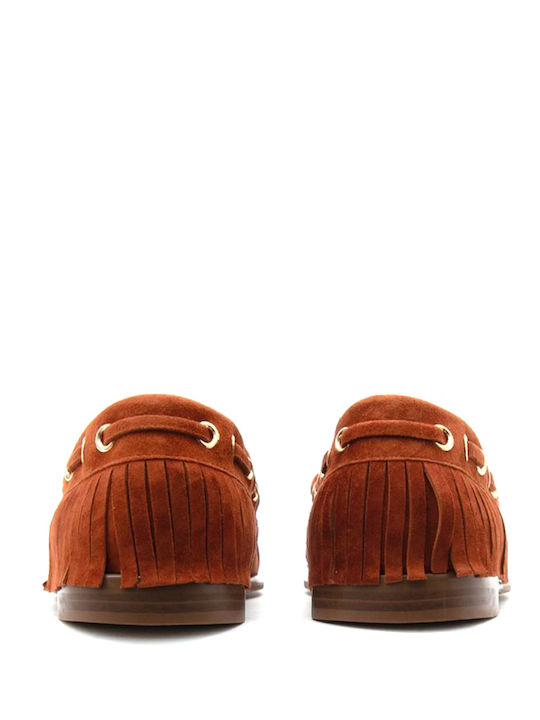 Women's Loafers in Burgundy Colour