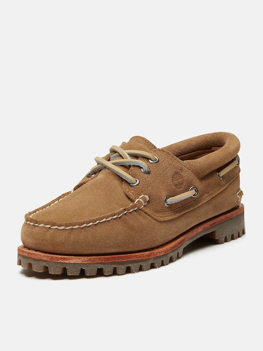 Women's Boat Shoes in Beige Colour