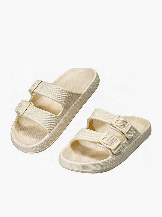 Damen Zehentrenner in Beige Farbe