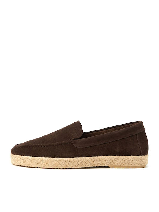 Perlamoda Men's Espadrilles in Brown Colour
