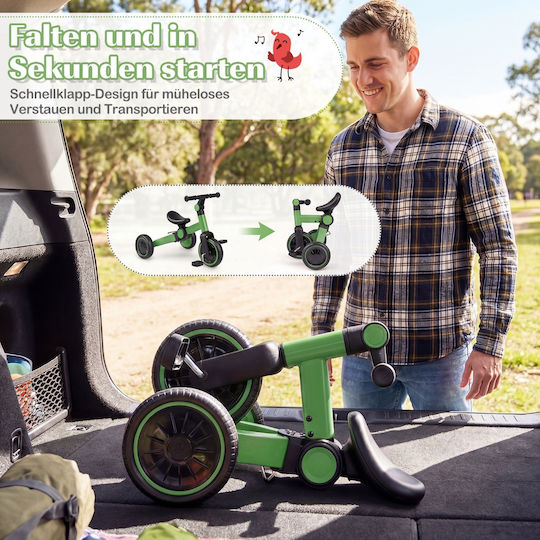 Costway Kids Balance Bike Green