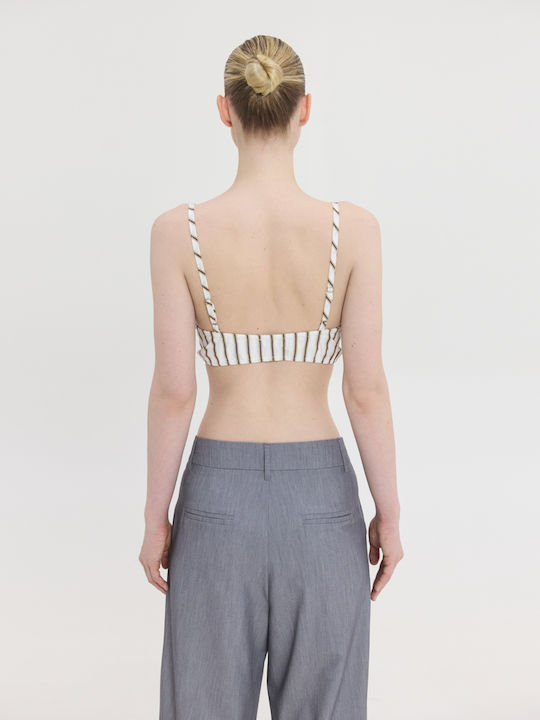 Γυναικείο Μπουστάκι White/brown
