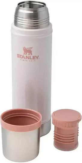 Stanley Θερμός Classic Legendary Bottle 0.59l Hammertone Rose Quartz Hammertone Rose Quartz