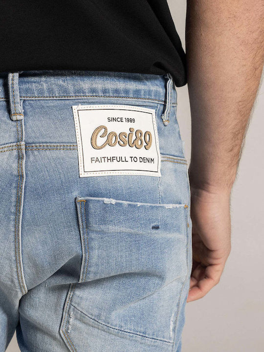 Pantalon De Blugi Pentru Bărbați Cu Fit Regular Albastru