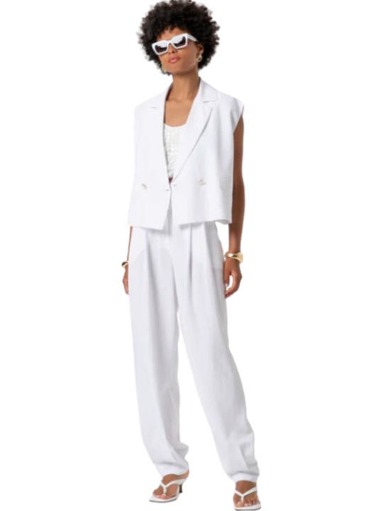 Fracomina Short Women's White Blazer