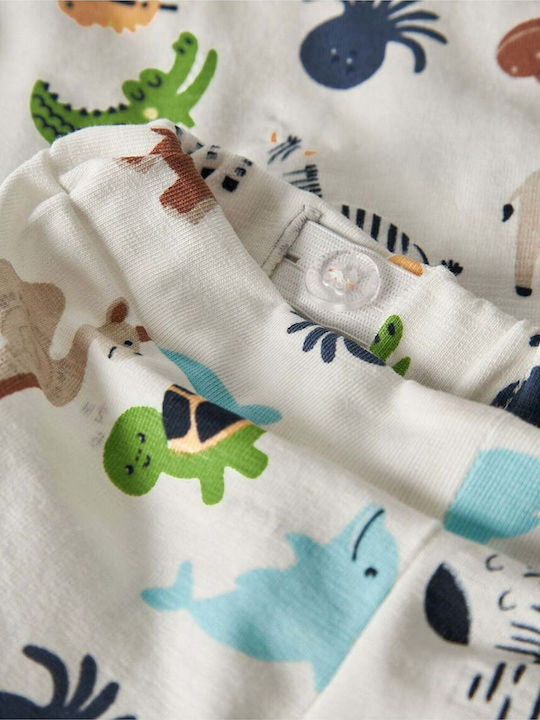 Kids Set with Shorts Summer 2pcs White
