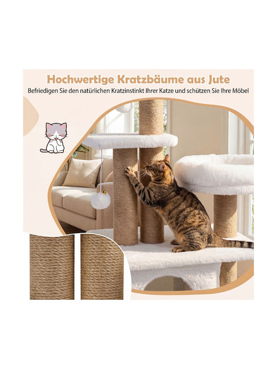 Costway Katzenbaum Beiges 96x44,5x39cm