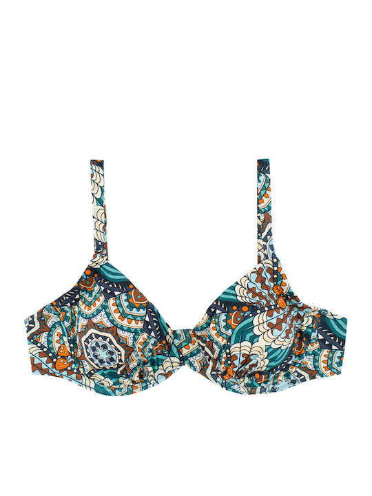 Set Bikini Ethnic Πετρόλ C-6353 PETROL S26