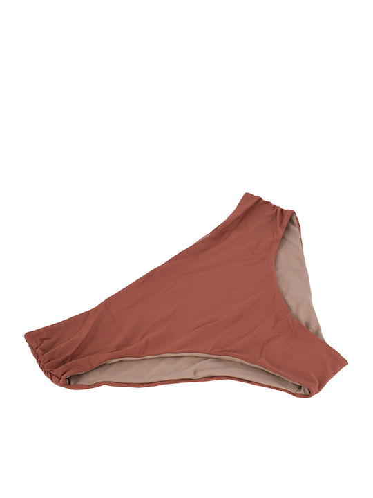 Plus Size Γυναικείο Μαγιό Bikini Μπανέλα Flexfit Cups Ethnic Σοκολά