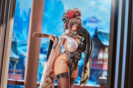 Göttin Victory Nikke Statue 1/7 Noir Schwarzes Kaninchen 25 cm