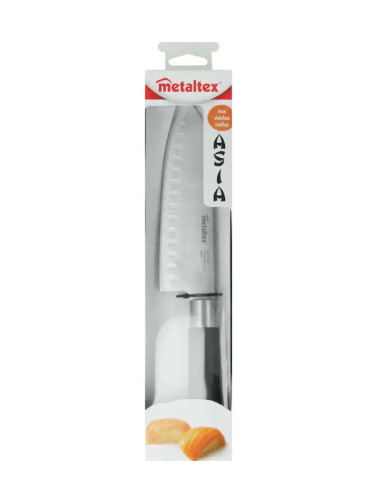 Metaltex Asia Μαχαίρι Santoku από Ανοξείδωτο Ατσάλι