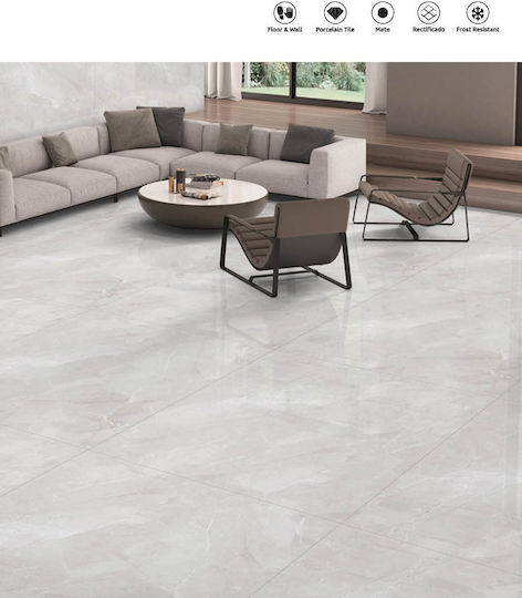 LV Granito Fliese für Innenbereich Boden Glänzende Oberfläche 120x120cm Weiß