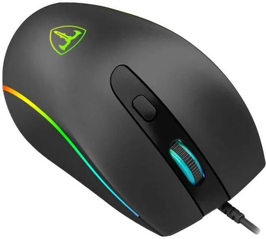 T-Dagger Rekrut 2 RGB Gaming Maus 3200 DPI Schwarzes
