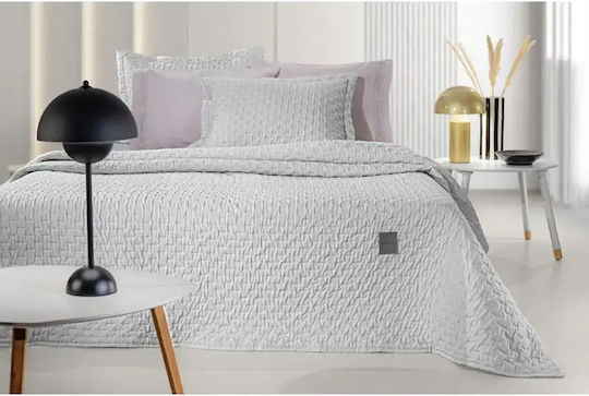 Guy Laroche Arden Tagesdecken Übergröße aus Polyester Rauch 220x240cm 2 Stück