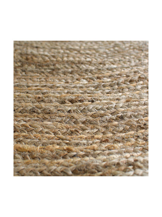 Ravelia Round Jute Gray Rug Φ80cm