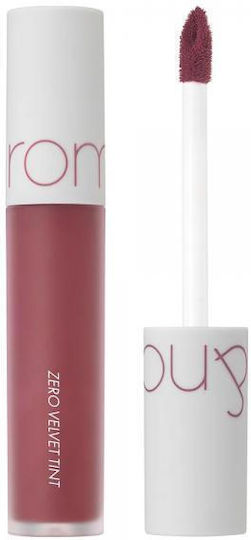 Ruj cremos mat Rom&nd Zero Velvet Tint Nuanța #04 Burnt Heart Capacitate 5.5 g