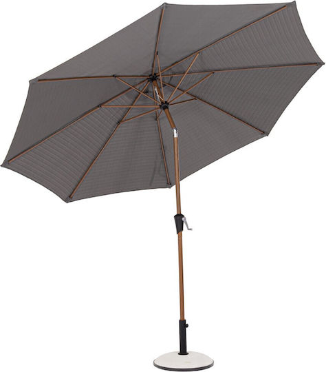 Umbrelă Rotundă Din Aluminiu Gri Φ3m