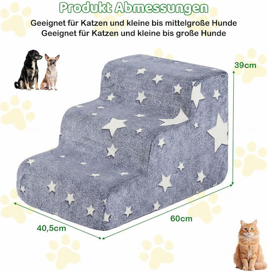 Costway Costway Hund Auto Reisezubehör Rampe Grau
