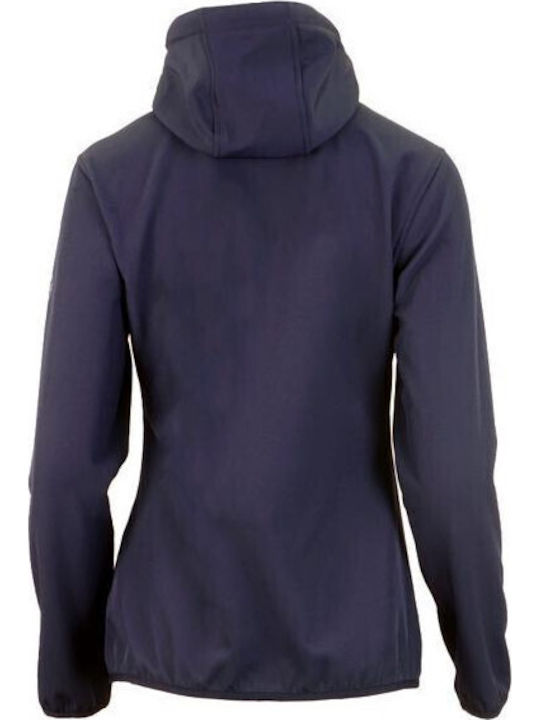 Jachetă Softshell Damă Albastru Marin