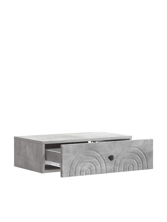 Wooden Gray Console Table Length 59cm Width 34.5cm Height 17cm