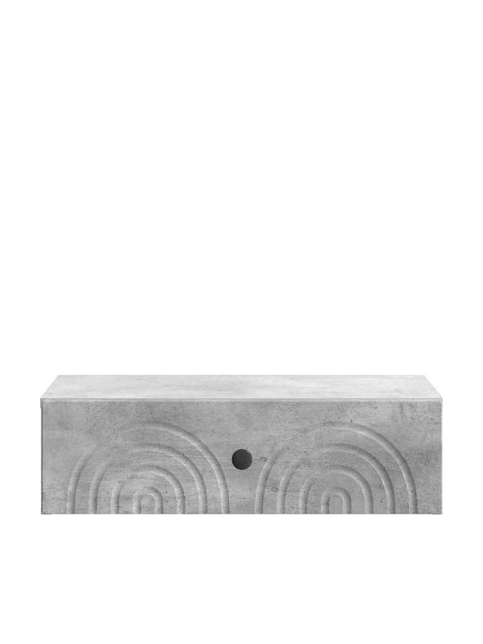 Wooden Gray Console Table Length 59cm Width 34.5cm Height 17cm