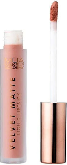 MUA Υγρό Κραγιόν Velvet Μπεζ Ροζ Καφέ 3gr