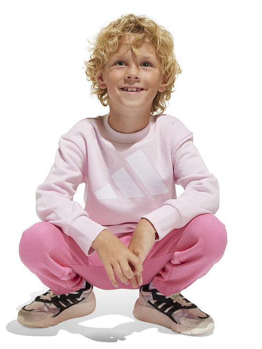 Kids Sweatpants Set Pink 2pcs Essentials