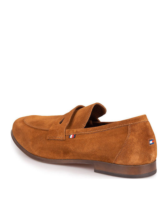 Men's Suede Moccasins Tabac Brown