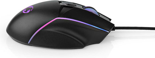 Nedis GMWD510BK RGB Gaming Ποντίκι 7200 DPI Μαύρο
