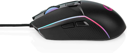 Nedis GMWD510BK RGB Gaming Ποντίκι 7200 DPI Μαύρο