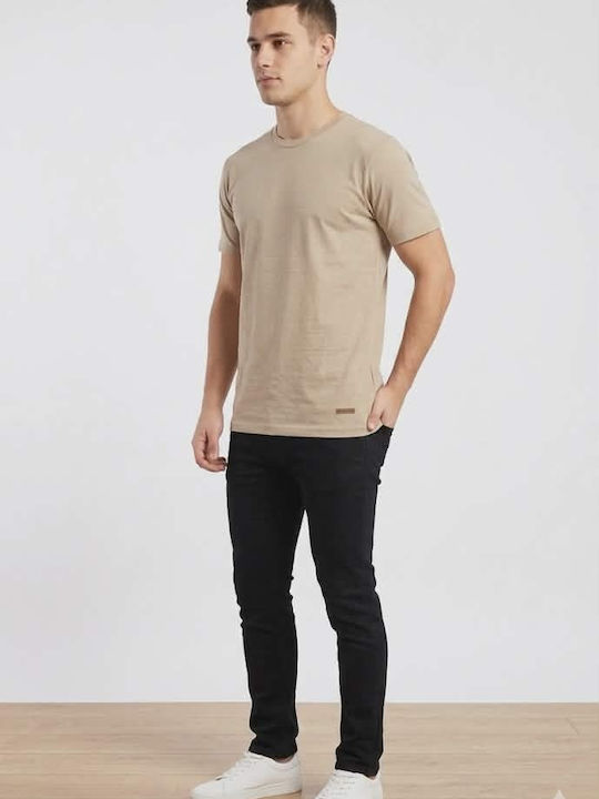 Herrenblusen T-Shirts Beige