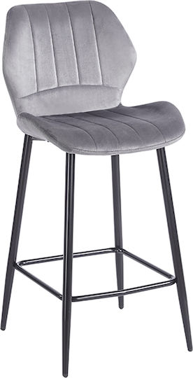 Σκαμπό Μπαρ Dylan Grey 46x45x65εκ. Σκαμπό Μπαρ Dylan Grey 46x45x65εκ.