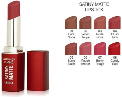 Golden Rose Long Lasting Pencil Lipstick Matte 6 Peach Amber 3.5gr