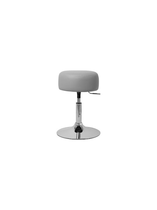 Stool Bar with Adjustable Height Gray 33x33x52-65cm