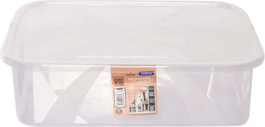 Rotho Babydesign Kunststoff Aufbewahrungsbox mit Deckel Transparent 12lt