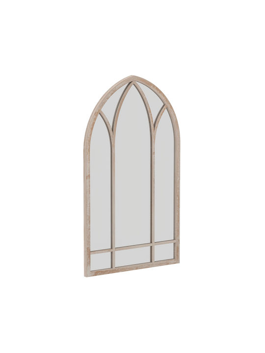 Costway Wall Mirror with Gray Metal Frame 83x48cm
