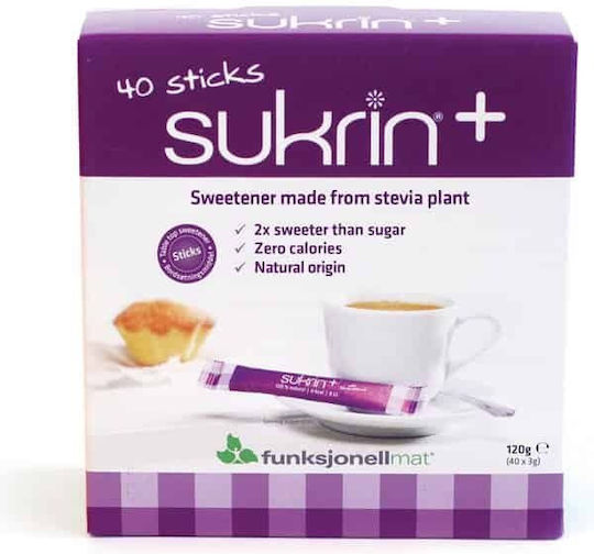 Sukrin Erythritol Pulver 40 Stäbchen