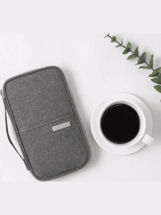 Roza Rfid Passport & Card Holder Black – Travel Wallet Organizer Security 22x12.5x2cm