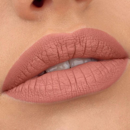 Essence 8h Matte Υγρό Κραγιόν Matte 03 Soft Beige 2.5ml