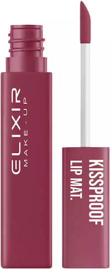 Elixir Kissproof Lip Mat Υγρό Κραγιόν Matte 028 Chestnut 4.5gr