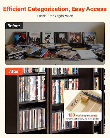 Vevor Floor CD Case 61x36.8x127cm