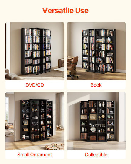 Vevor Floor CD Case 61x36.8x127cm