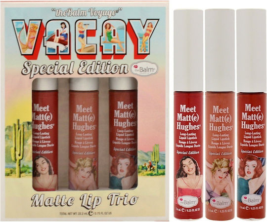 theBalm Voyage Vacay Matte Lip Trio Seturi Ruj Mat
