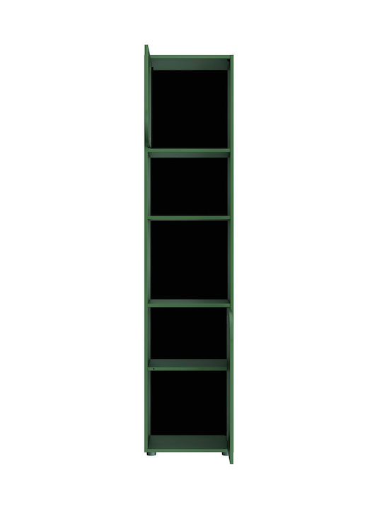 Bibliotecă Din Lemn Verde De Pardoseală 45x40x200cm