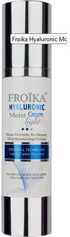Froika Moist Light 24ωρη Κρέμα Προσώπου για Ενυδάτωση, Αντιγήρανση & Ρύθμιση Λιπαρότητας με Υαλουρονικό Οξύ 50ml