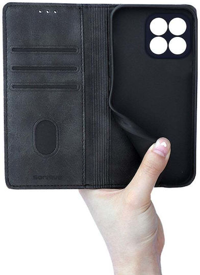 Vintage Magnet Wallet Mobile Phone Case Sonique Xiaomi Xiaomi 17 5g Black