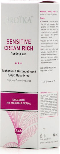 Froika Sensitive Rich Cremă Hidratantă de Zi 24h pentru Față cu Acid Hialuronic și Peptide 40ml