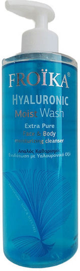 Froika Hyaluronic Moist Gel Καθαρισμού Προσώπου 400ml