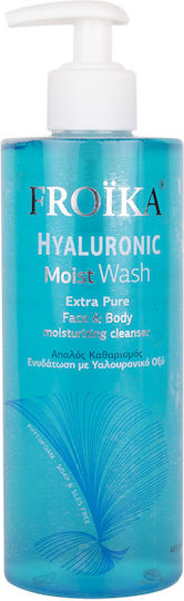 Froika Hyaluronic Moist Gel Καθαρισμού Προσώπου 400ml