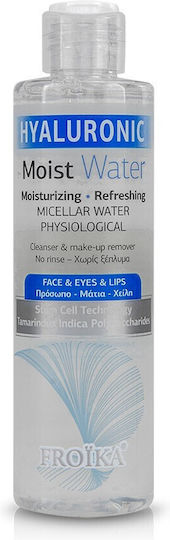 Froika Hyaluronic Moist Micellar Water Αφαίρεσης Μακιγιάζ Προσώπου, Ματιών & Χειλιών για Ακνεϊκές Επιδερμίδες 200ml